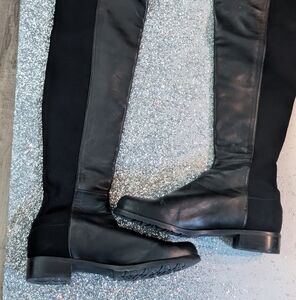 Stuart Weitzman Leather 50/50 Boots